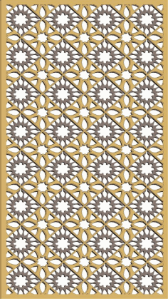 Laser Cut Classic Wood Separator Template CDR Vectors File