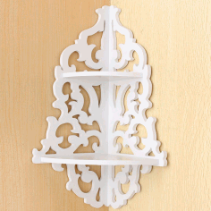 Laser Cut Corner Shelf Laser Cut CDR File
