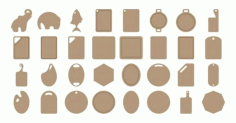 Laser Cut Cutting Board Designs Free Vector CDR File