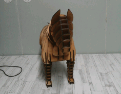 Laser Cut Dog 3D Puzzle 4mm CDR File