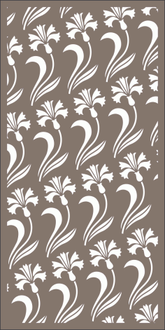 Laser Cut Jali Pattern Grill SVG File