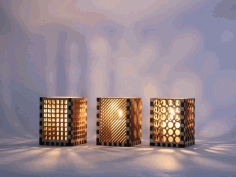 Laser Cut Modern Table Lamp Laser Cut Free DXF File