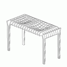 Laser Cut Parametric Table Free CDR File