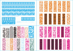 Laser Cut Pattern Collection Free CDR Vectors File