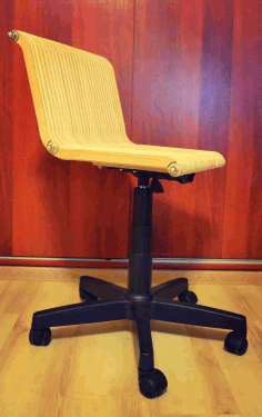 Laser Cut Plywood Office Chair DXF File
