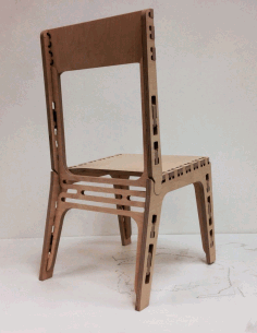 Laser Cut School Chair Article DXF File