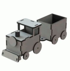 Laser Cut Toy Train Babies Free CDR Vectors File