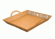 Laser Cut Tray Free DWG File