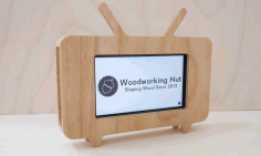 Laser Cut Tv Stand For Mobile Free DXF Vectors File