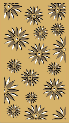 Laser Cut Vinyl Wooden Door Panel CDR Vectors File