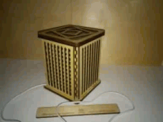 Laser Cut Wooden Box, Wooden Storage Box Vector File