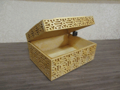 Laser Cut Wooden Box DXF File