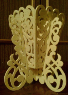 Laser Cut Wooden Carved Piece for Decoration CDR File