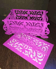 Laser Cut Wooden Gift Box PDF, CDR, DXF and Ai Vector File
