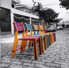 Laser Cut Wooden Kids Solid Chairs CDR Vectors File
