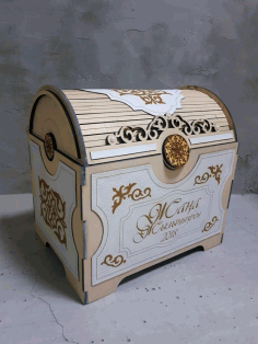 Laser Cut Wooden Storage Box Free CDR File