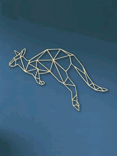 Laser Cutting Geometric Kangaroo Free DXF File