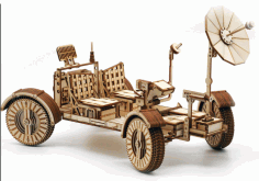 Laser Cutting Lunar Roving Vehicle LRV CDR File