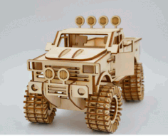 Laser Cutting Monster Truck Template CDR File