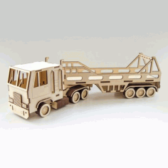 Laser Cutting Wooden Truck CNC CDR File