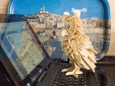 Lasercut Plywood Owl 3d Puzzle Pattern File Cdr CDR Vectors File