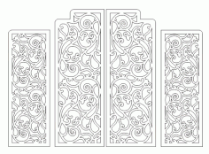 Lattice Screen Pattern Free CDR Vectors File
