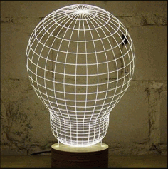 Led Lamp Modern Design CDR Vectors File