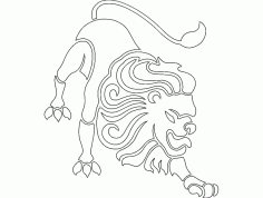 Leo Free Dxf File DXF Vectors File