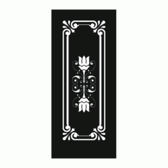 Luxury Door Panel Design DXF File