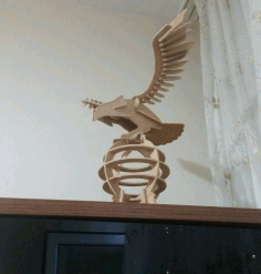 Maket Kartal Eagle Model Free Dxf For Cnc DXF Vectors File