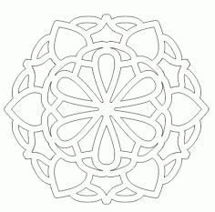 Mandala Design Wall Decor Free CDR File