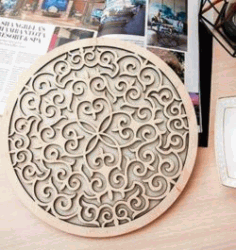 Mandala download for Laser Cut DXF File