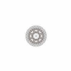 Mandala Floral Flower Free Vector DXF File