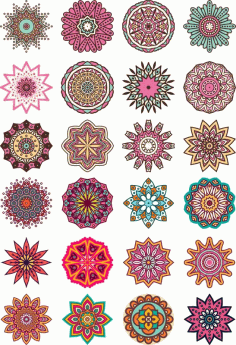 Mandala Floral Ornament CDR File