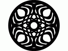 Mandala Template 5 Ornament DXF File