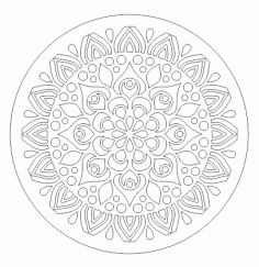 Mandala Wall Art Free Vector CDR File