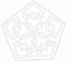 Mandala Wall Art Pattern Free DXF File