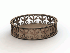 MDF Laser Cutting Designs Bandeja Arabescos DXF File