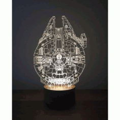 Millenium Falcon 3D Lamp CDR File