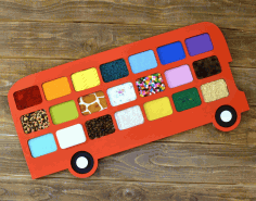 Mini Color Bus CDR Vectors File