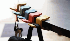 Mini Table Hanging Clips CDR Vectors File