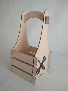 Mini Wooden Puzzle Bottle Bar CDR File