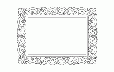 Mirror Design 07 DXF Vectors File