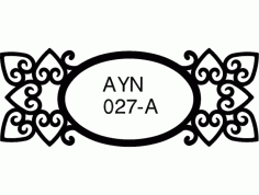 Mirror Frame 027 A Free DXF Vectors File