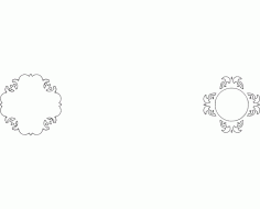Mirror Frame 03 Free DXF Vectors File