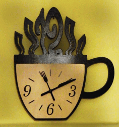 Mug Clock Plans DXF File