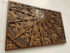 Multilayer Frame Wall Art Laser Cut Free CDR File