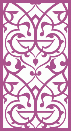Mural Decorative Grill Panel CDR File