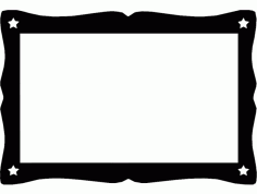 Mural Photo frame Draft DXF File