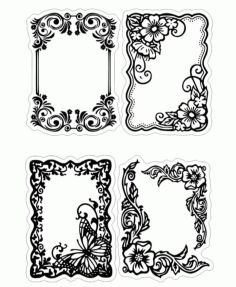 Mural Wedding Photo Frames CDR File